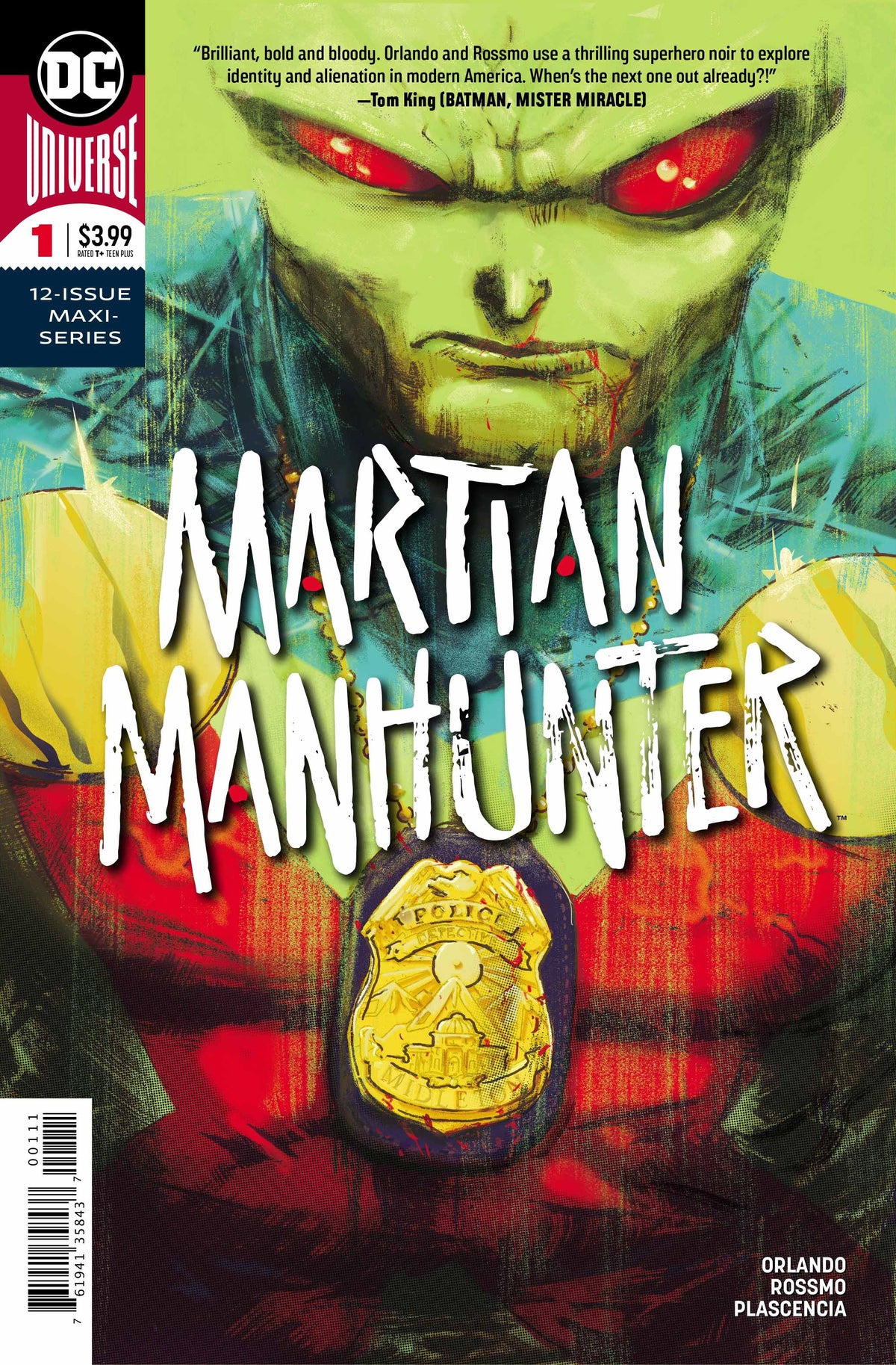 Martian Manhunter #1 CVR A DC Comics 2018 VF
