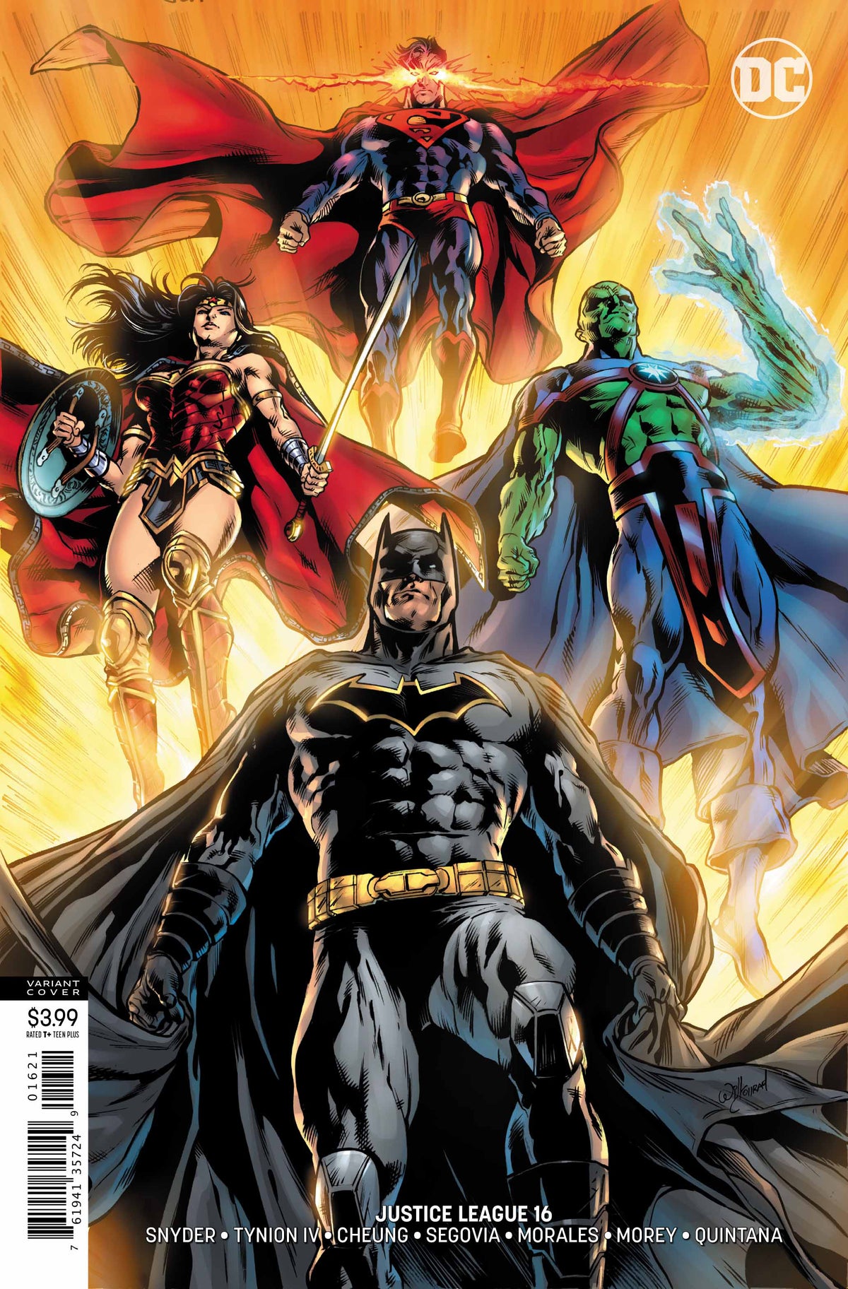 Justice League #16 CVR B DC Comics 2019 FN