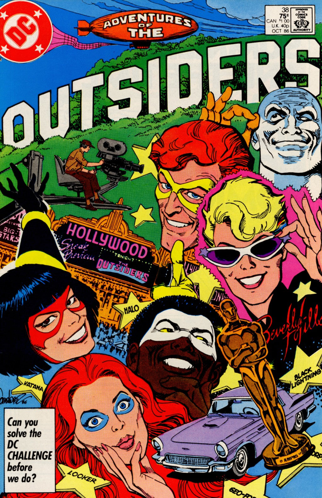 Adventures of the Outsiders #38 CVR A DC Comics 1986 FN