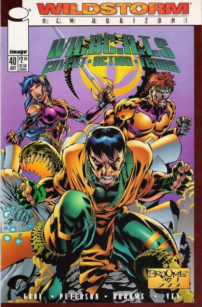 WildC.A.T.s: Covert Action Teams #40 CVR B Image 1997 VF