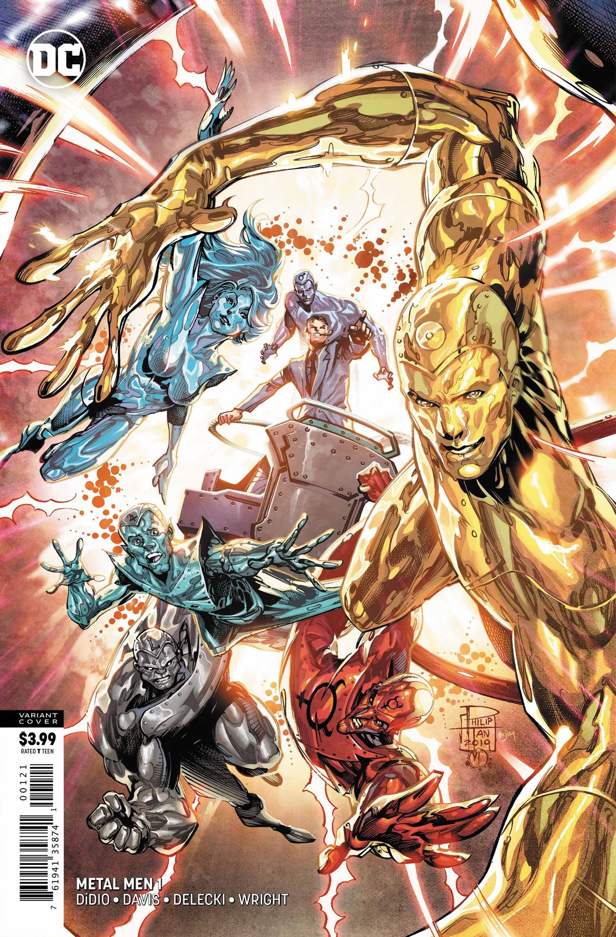 Metal Men #1 CVR B DC Comics 2019 FN