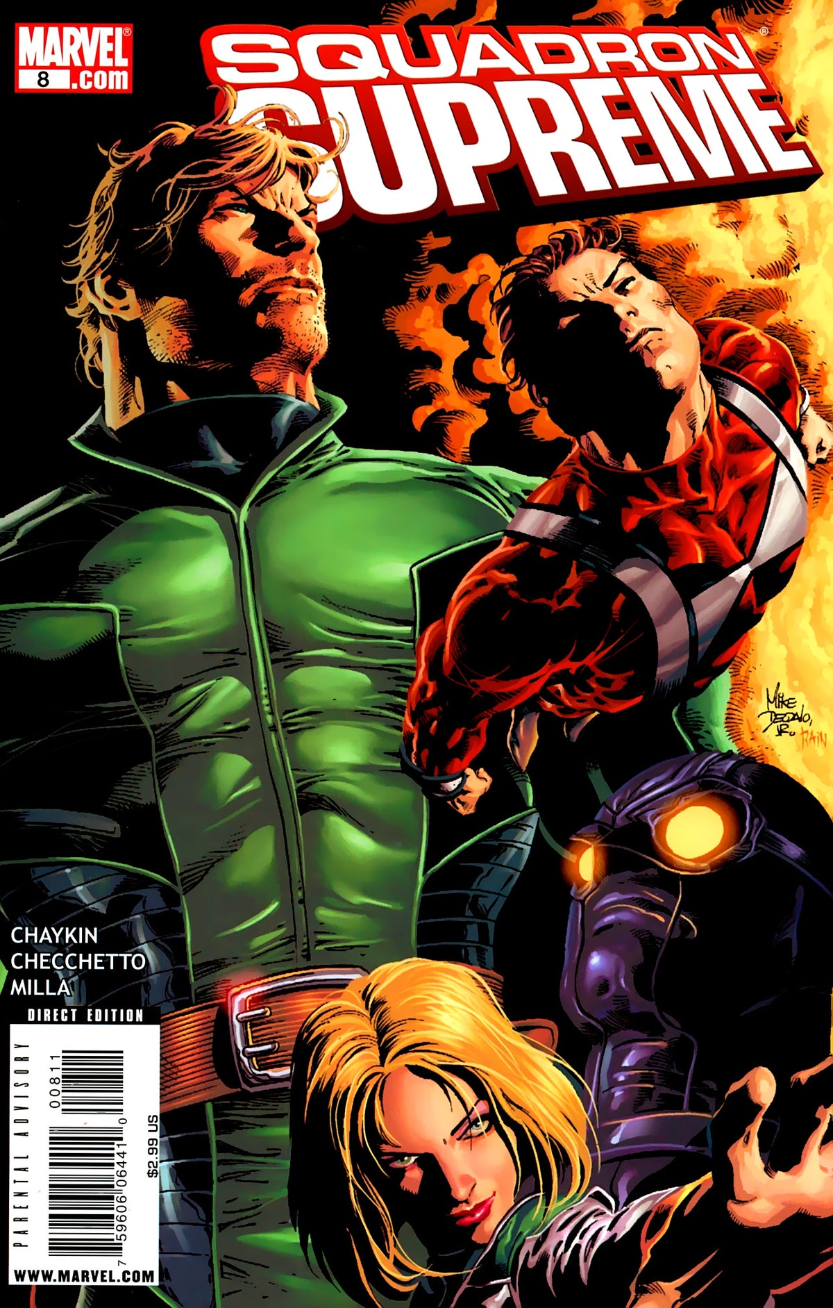 Squadron Supreme #8 CVR A Marvel 2009 VF