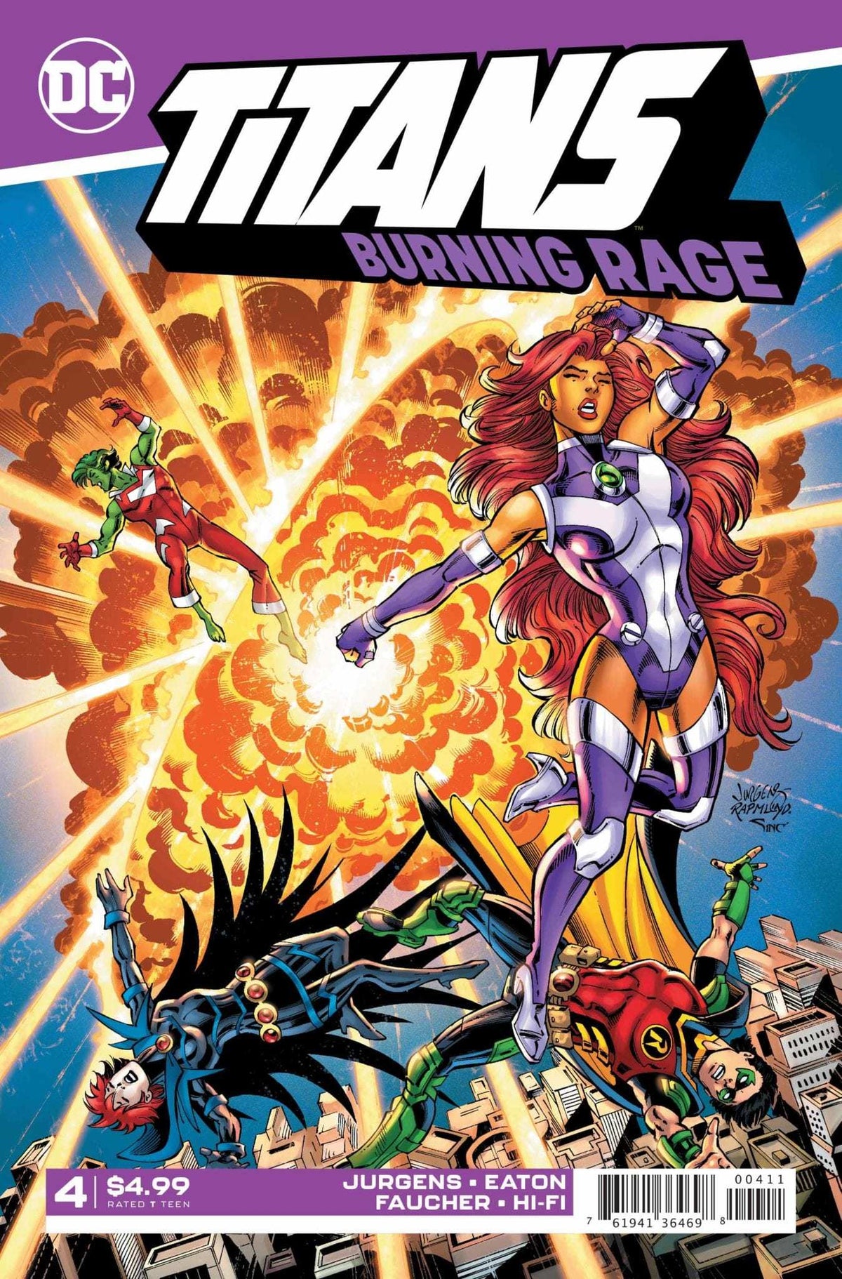 Titans: Burning Rage #4 - CVR A (FN)