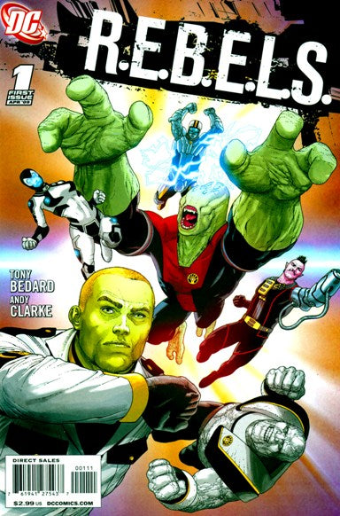 R.E.B.E.L.S. #1 CVR A DC Comics 2009 FN