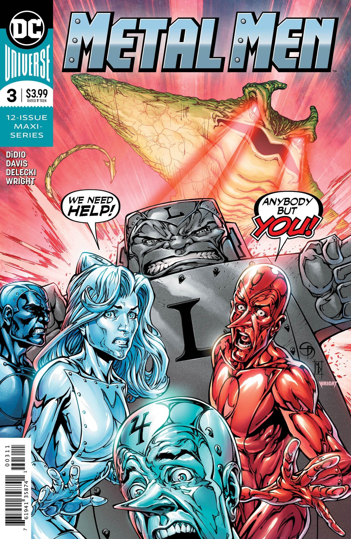 Metal Men #3 CVR A DC Comics 2019 FN