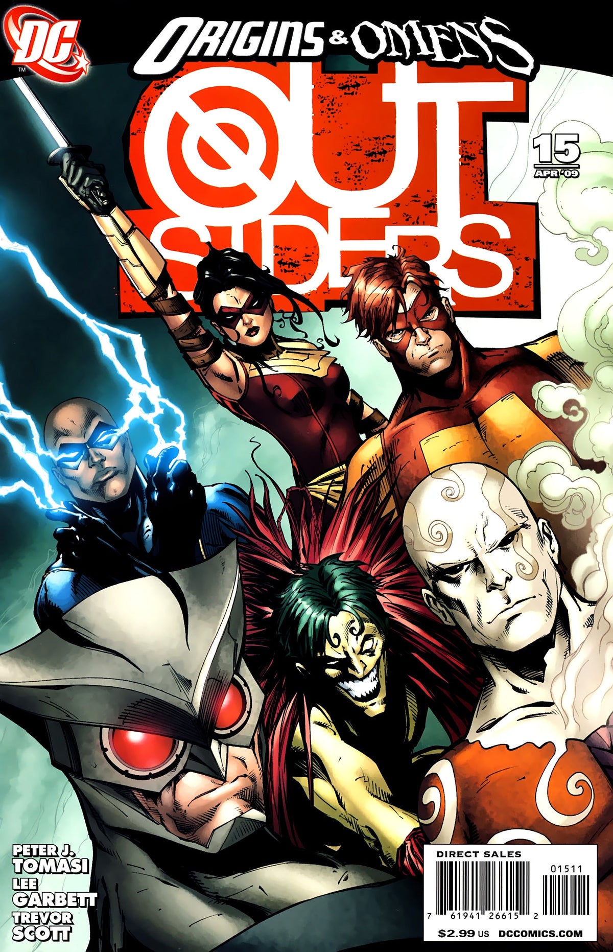 The Outsiders #15 CVR A DC Comics 2009 FN