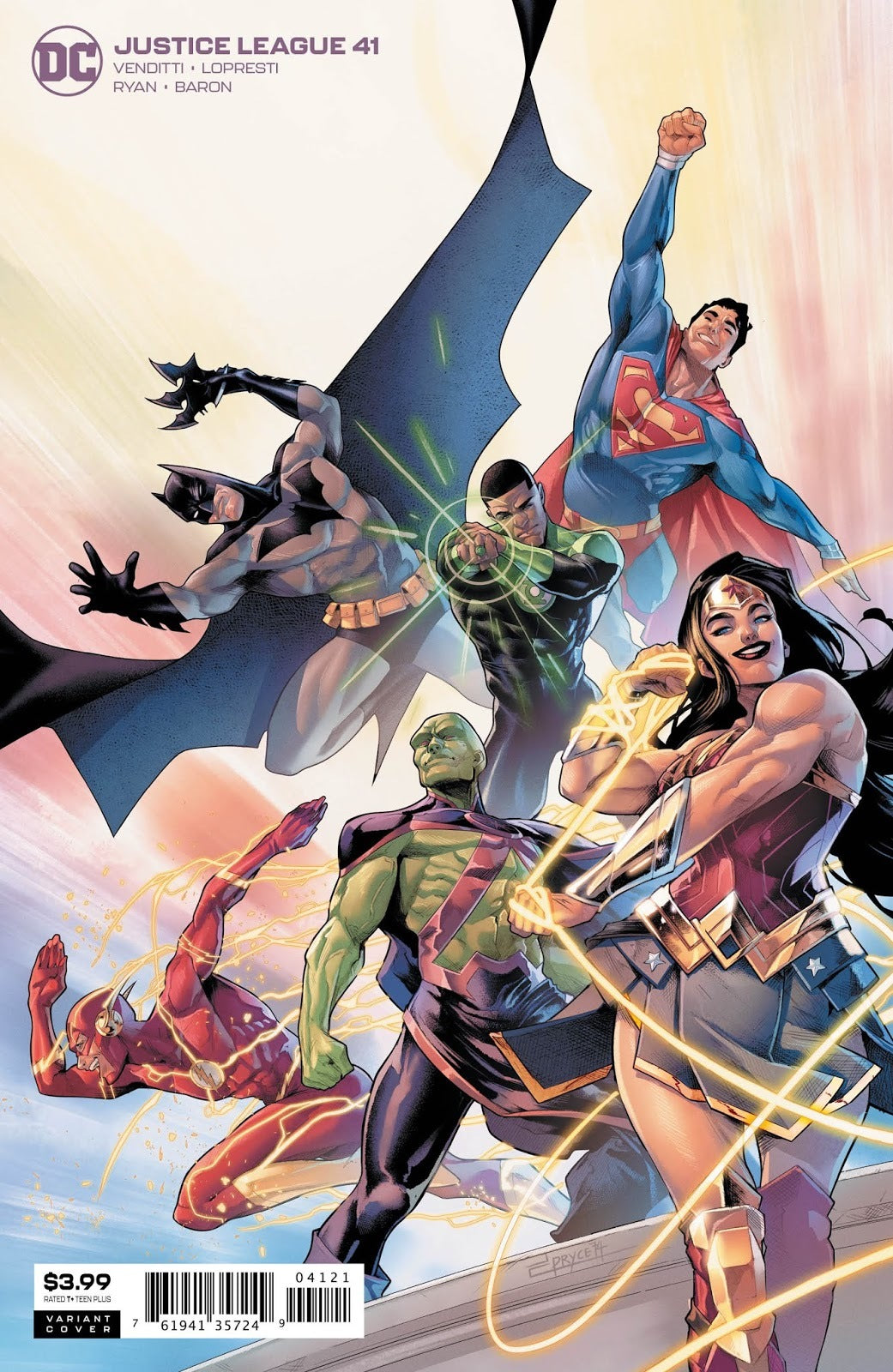 Justice League #41 CVR B DC Comics 2020 FN