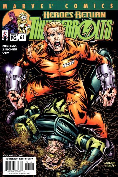 Thunderbolts #61 CVR A Marvel 2002 FN