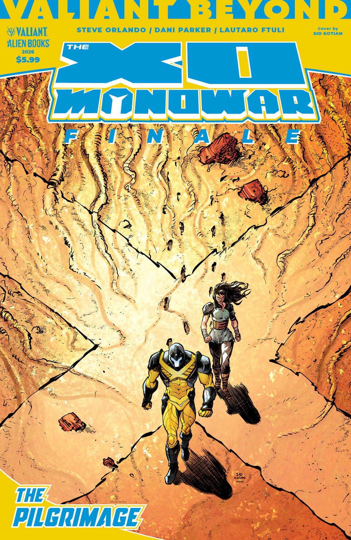 Valiant Beyond: The X-O Manowar Finale--The Pilgrimage Cover A (Kotian) (VF/NM)