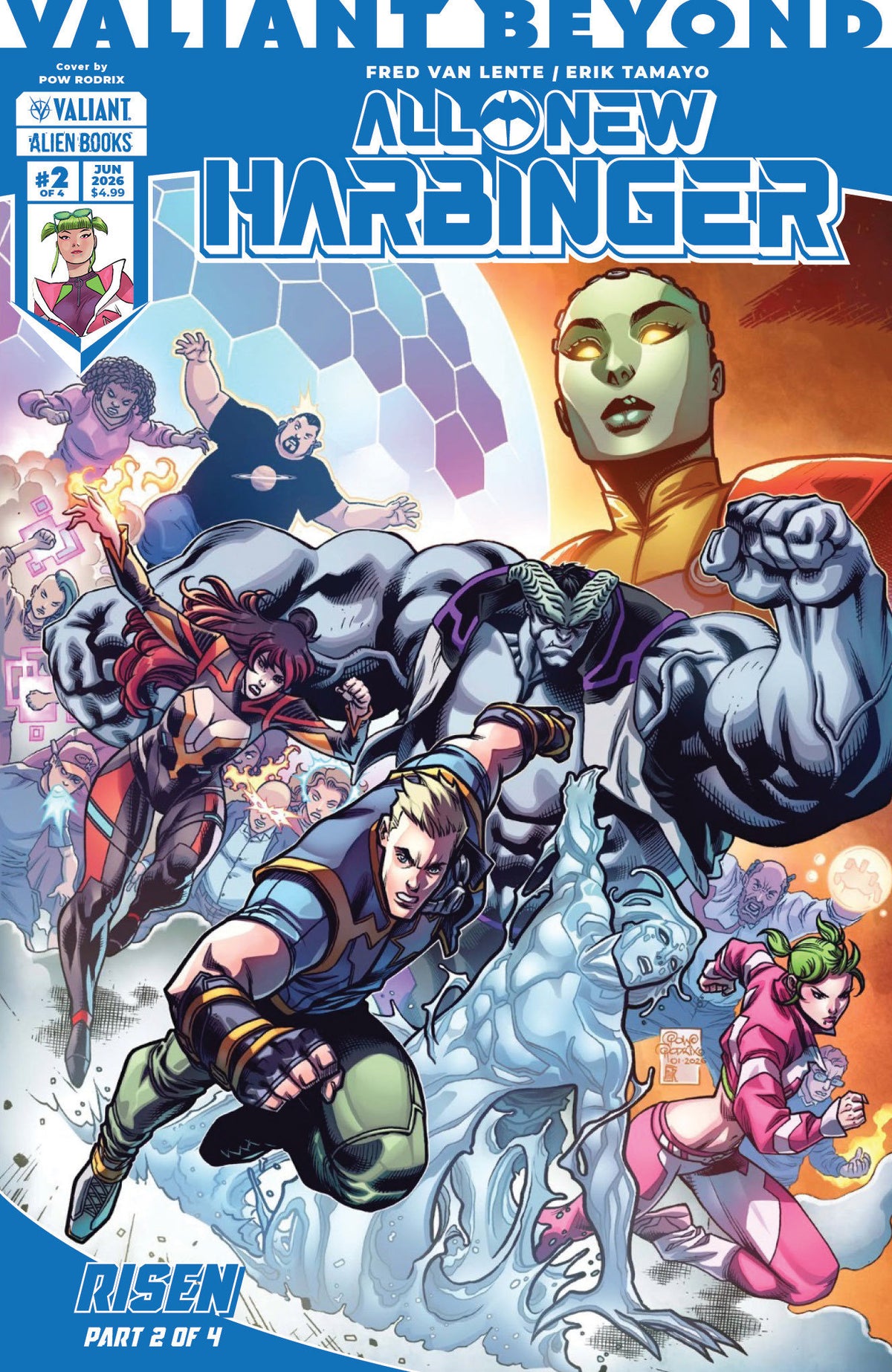 Valiant Beyond: All-New Harbinger #8--Risen #2 Cover A (Rodrix) (VF/NM)