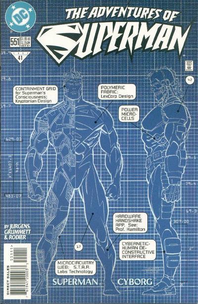 Adventures of Superman #551 CVR A DC Comics 1997 FN
