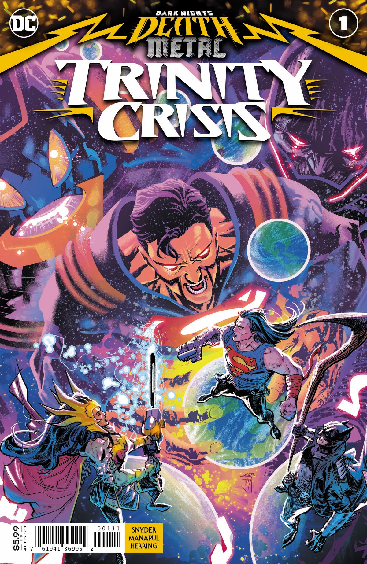Dark Nights: Death Metal Trinity Crisis #1 CVR A DC Comics 2020 VF