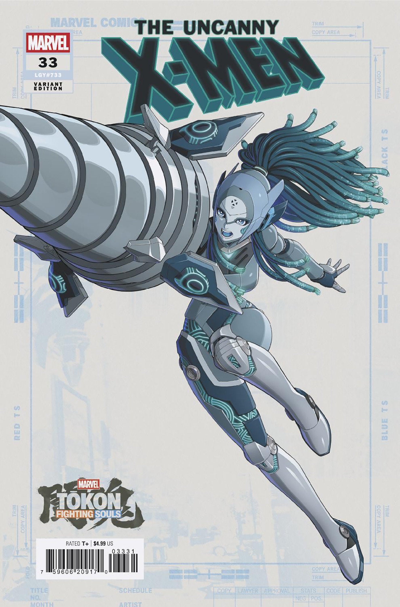 UNCANNY X-MEN #33 MARVEL TOKON: FIGHTING SOULS VARIANT (VF/NM)