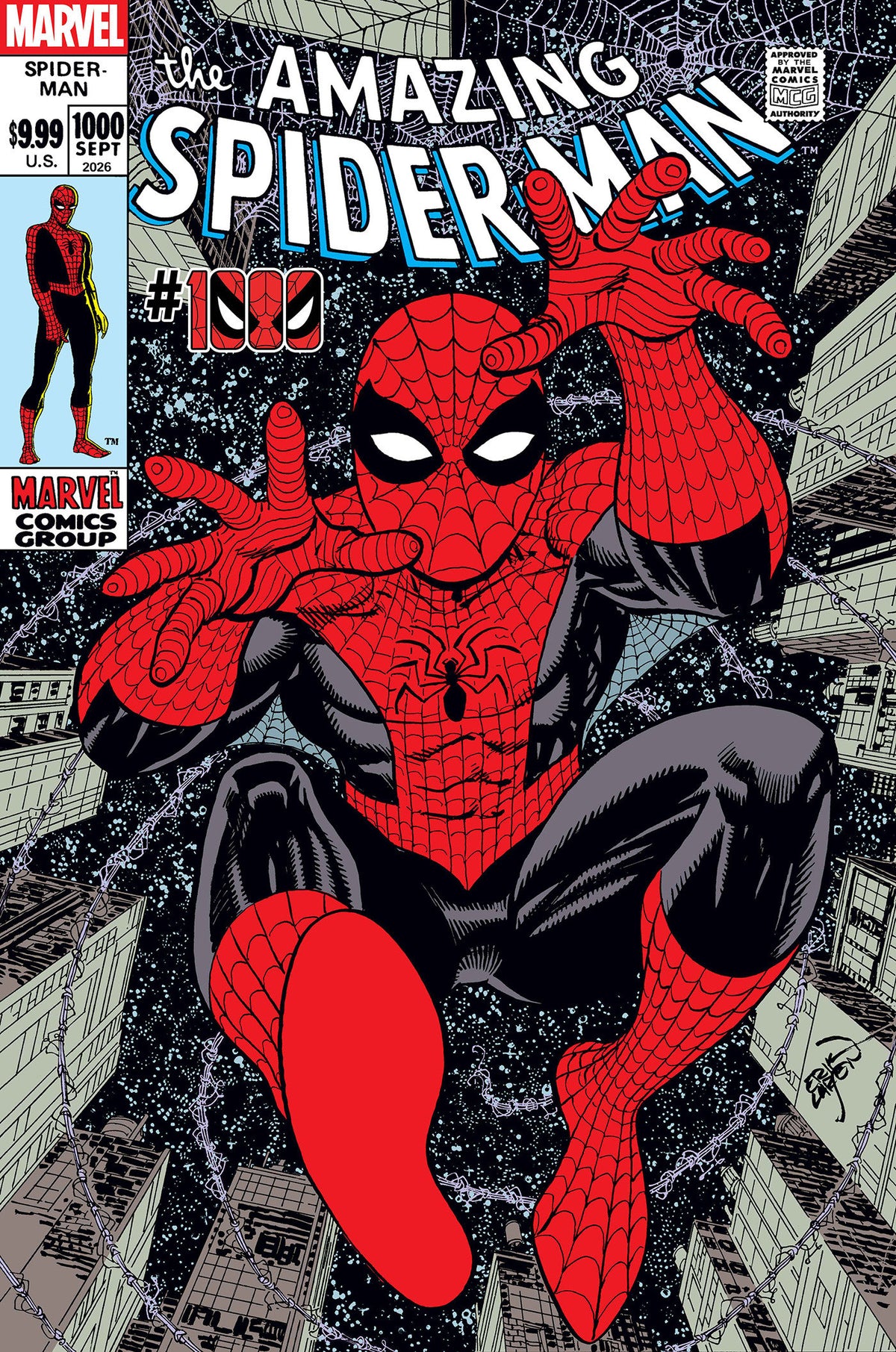 AMAZING SPIDER-MAN #1000 ERIK LARSEN VARIANT (VF/NM)