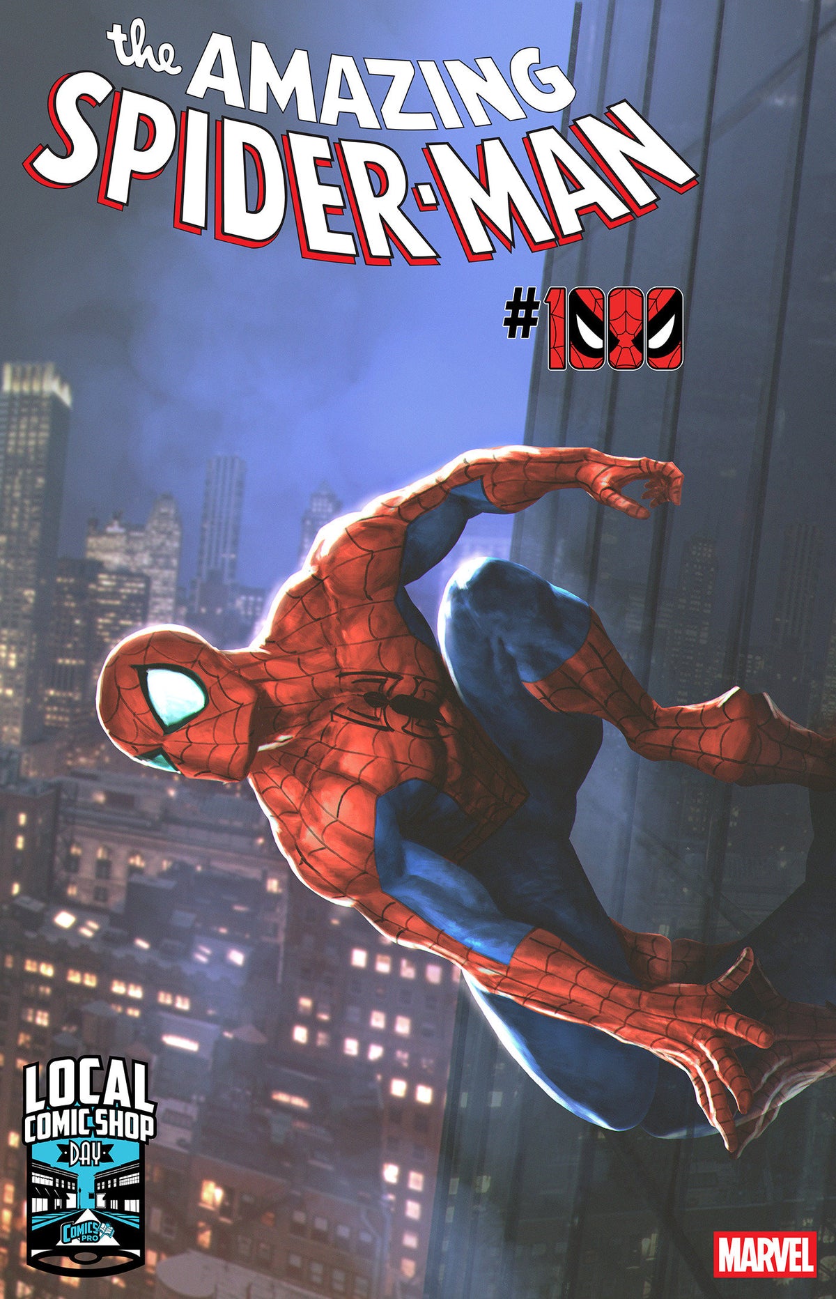 AMAZING SPIDER-MAN #1000 SKAN LOCAL COMIC SHOP DAY VARIANT (VF/NM)