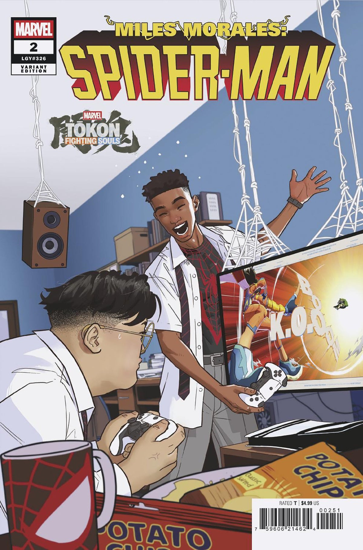 MILES MORALES: SPIDER-MAN #2 NICO LEON TOKON: FIGHTING SOULS BATTLE VARIANT (VF/NM)