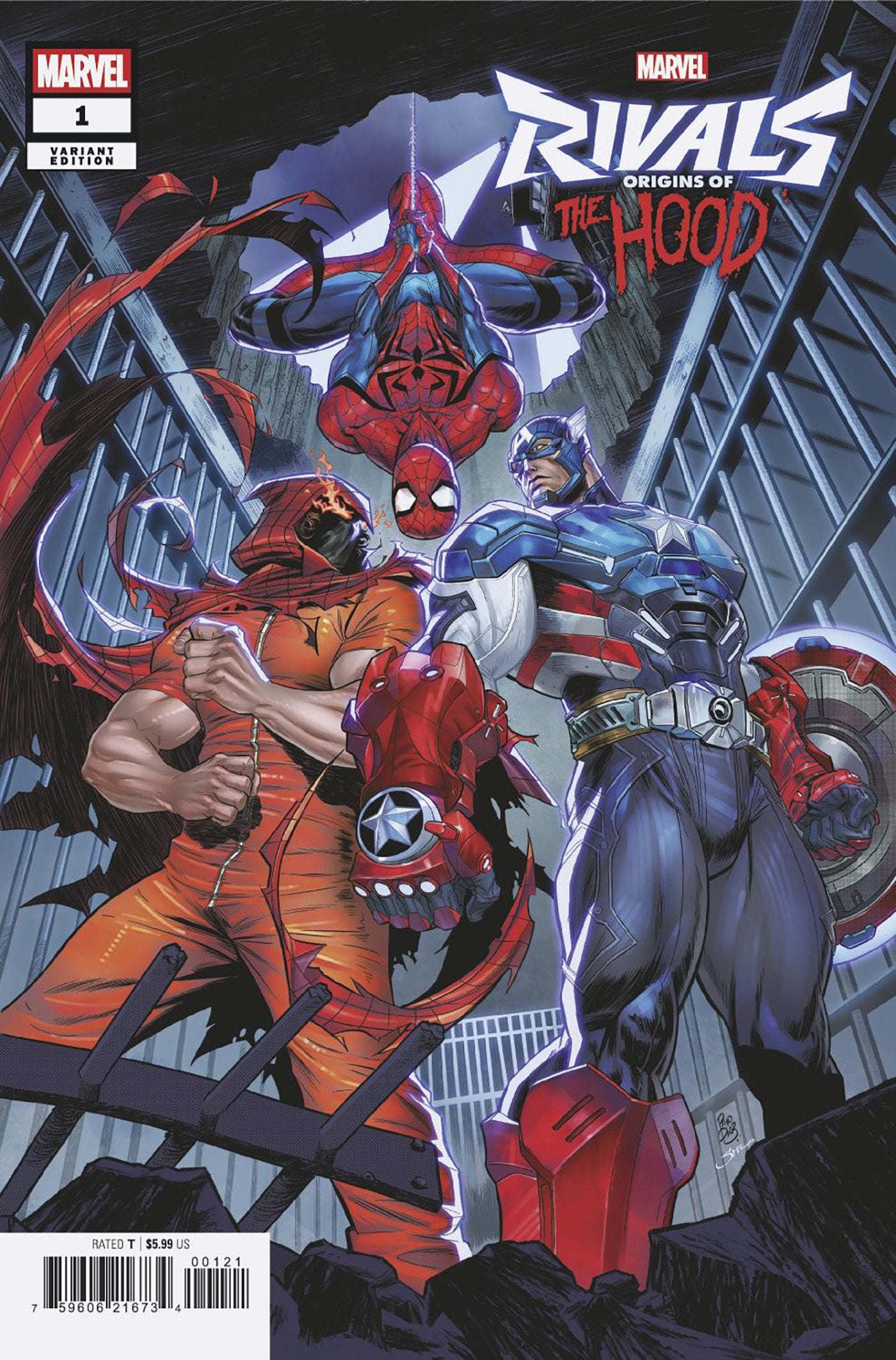 ORIGINS OF THE HOOD: MARVEL RIVALS #1 FEDERICO SABBATINI VARIANT (VF/NM)