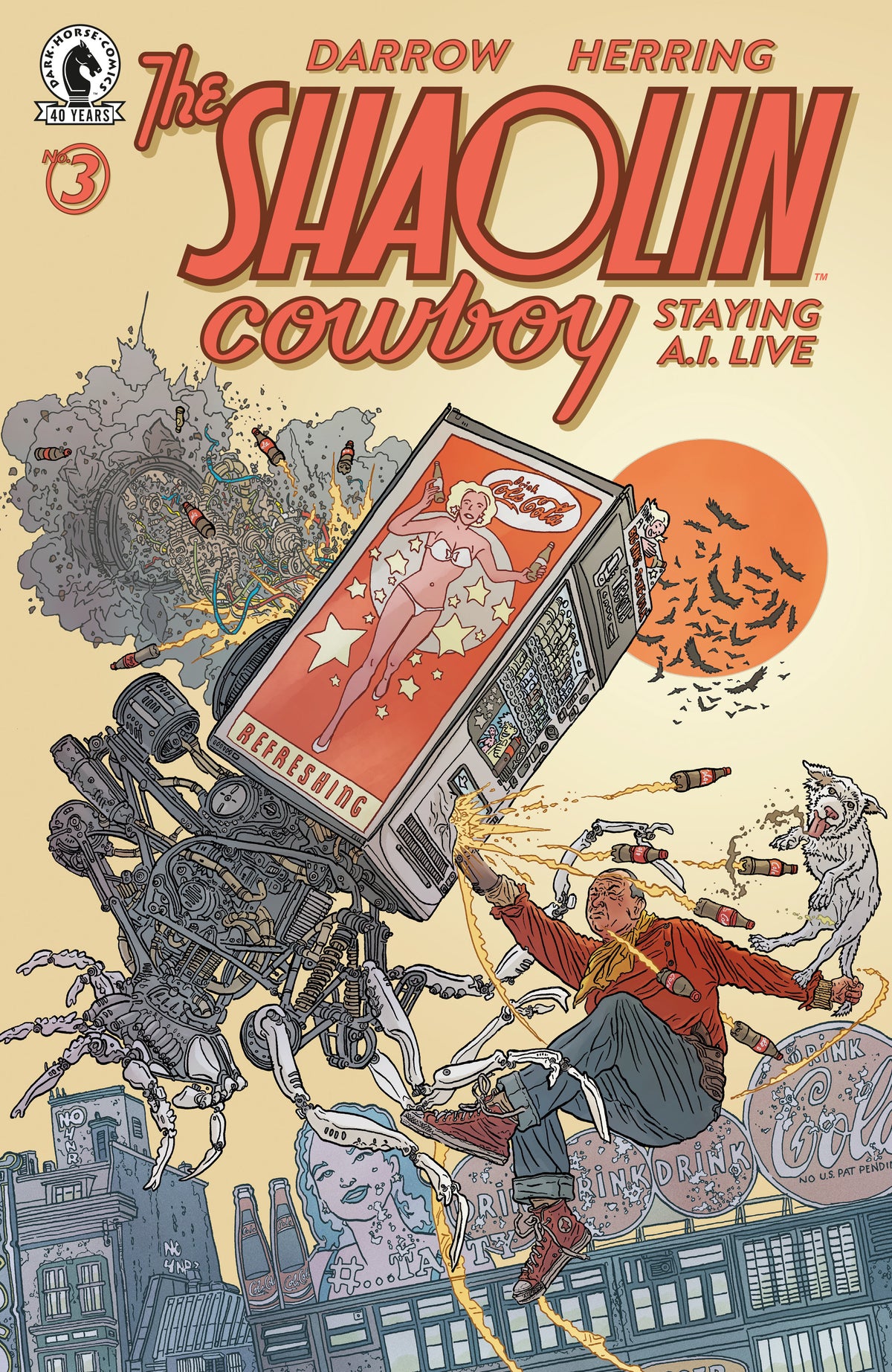 Shaolin Cowboy: Staying A.I.Live #3 (CVR A) (Geof Darrow) (VF/NM)