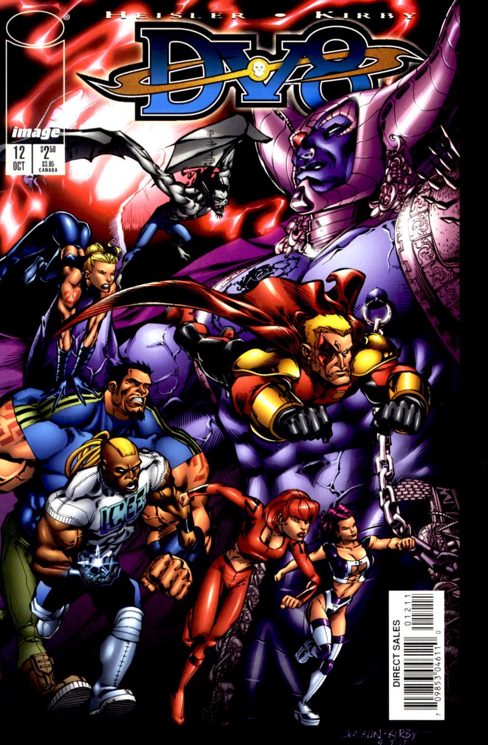 DV8 #12 CVR A IMAGE COMICS 1997 VF