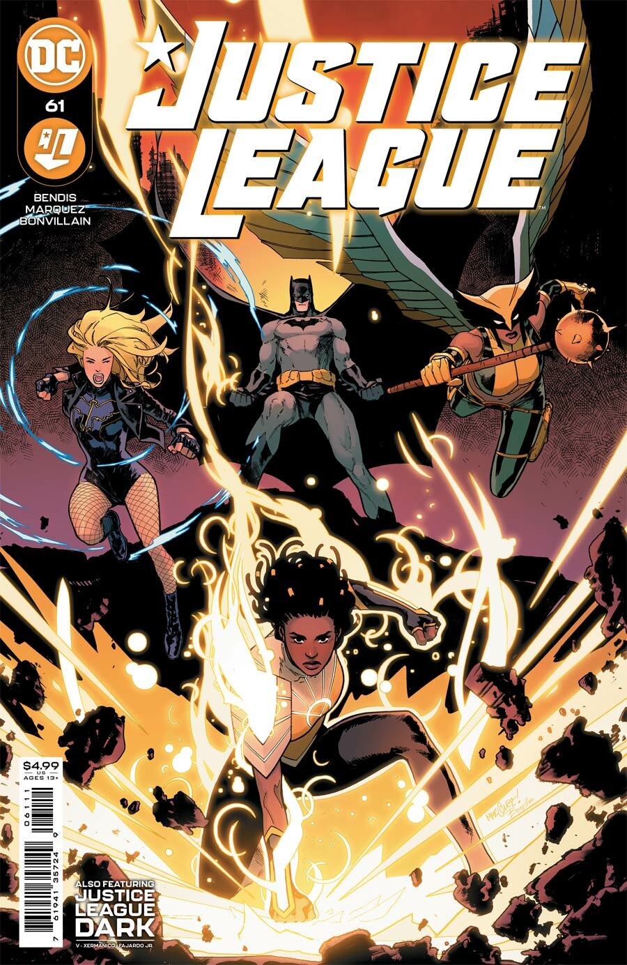 Justice League #61 CVR A DC Comics 2021 FN
