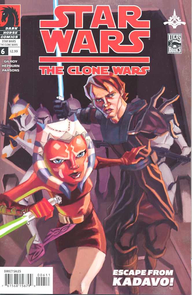 Star Wars: The Clone Wars #6 CVR A Dark Horse Comics 2009 VF