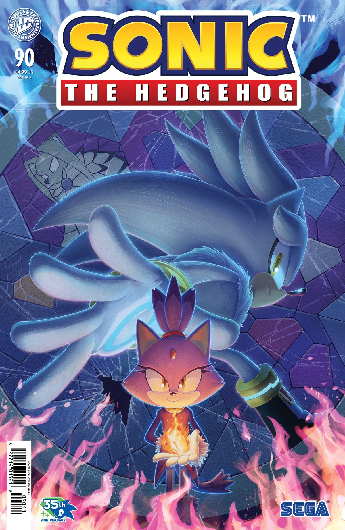 Sonic the Hedgehog #90 Cover A (Haines) (VF/NM)