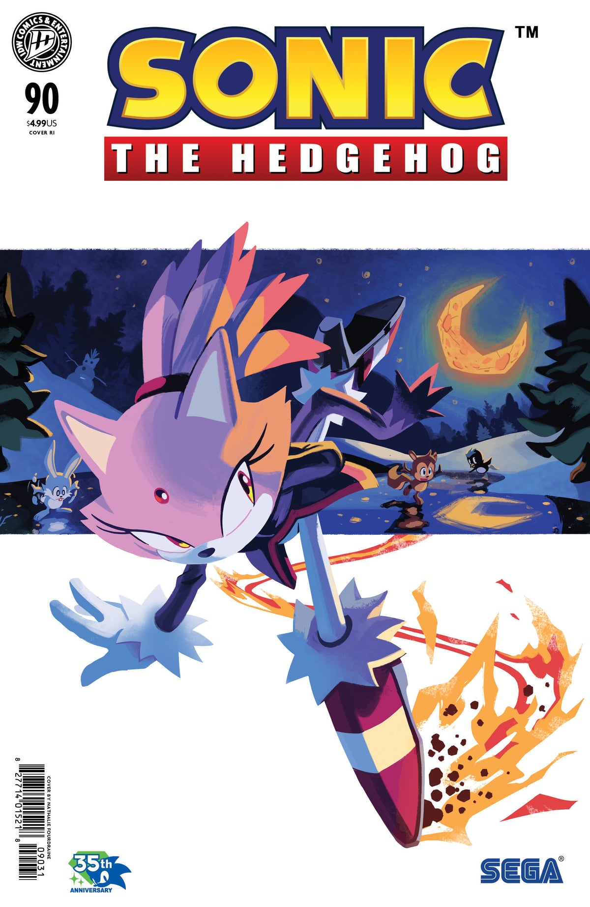Sonic the Hedgehog #90 Variant RI (15) (Fourdraine) (VF/NM)