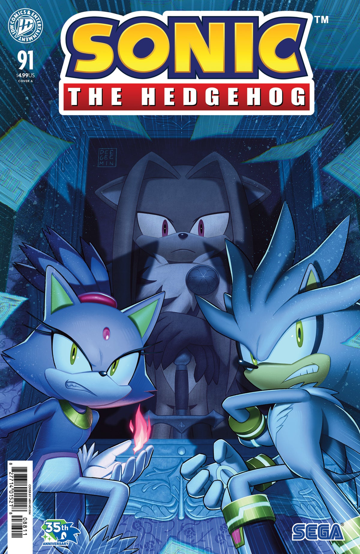 Sonic the Hedgehog #91 Cover A (Kim) (VF/NM) - Packrat Comics