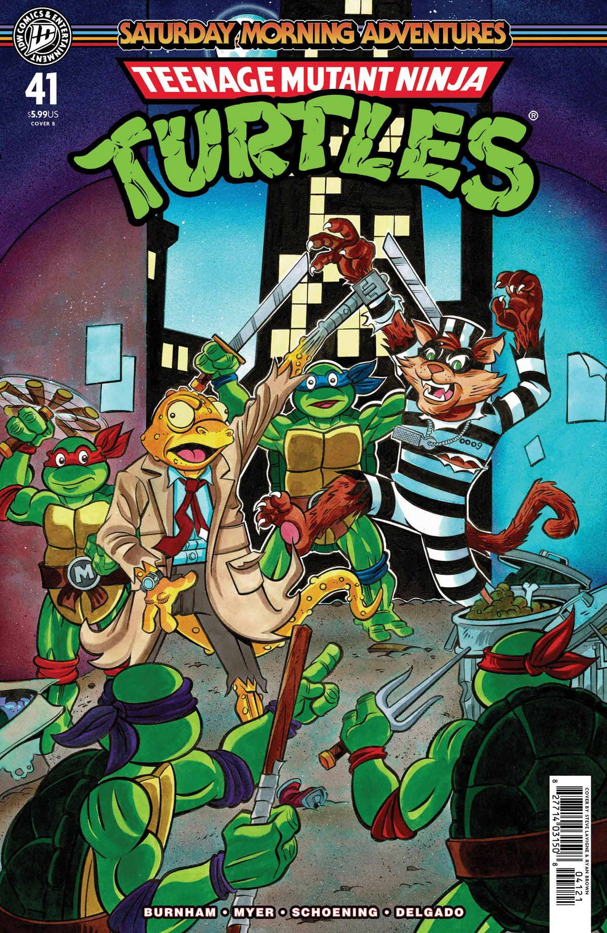Teenage Mutant Ninja Turtles: Saturday Morning Adventures #41 Variant B (Lavigne) (VF/NM)
