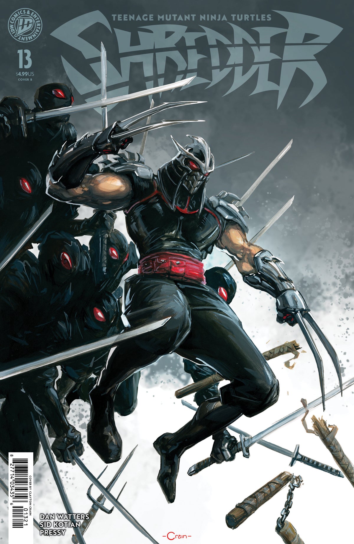 Teenage Mutant Ninja Turtles: Shredder #13 Variant B (Crain) (VF/NM) - Packrat Comics