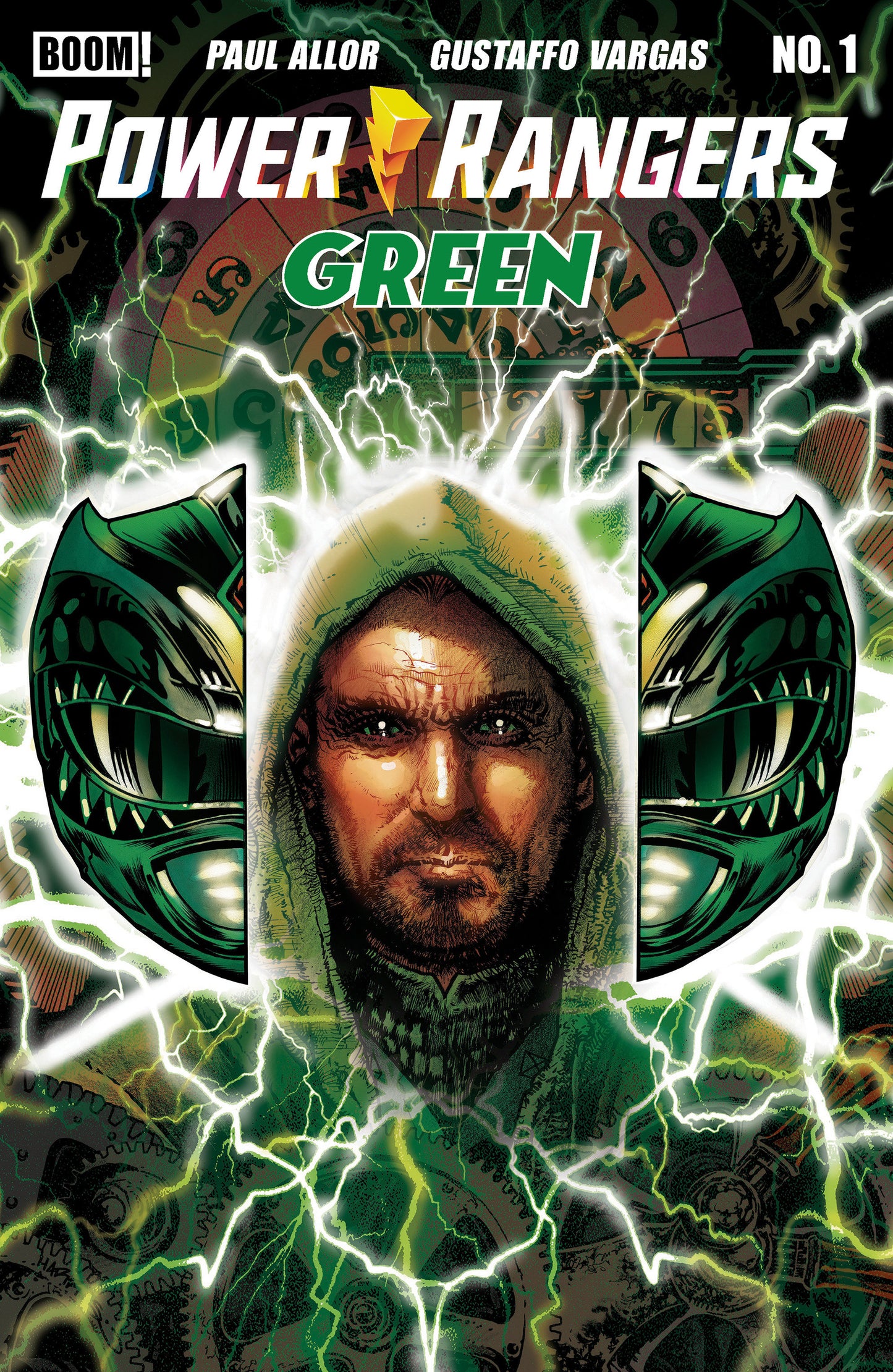 Power Rangers Green #1 A Main (Dressed, Harris) (VF/NM)