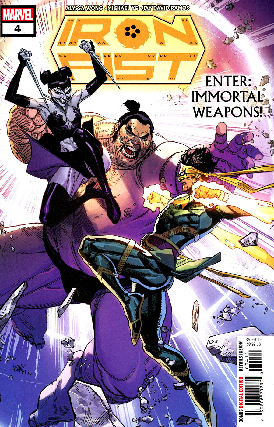 Iron Fist #4 CVR A Marvel 2022 FN
