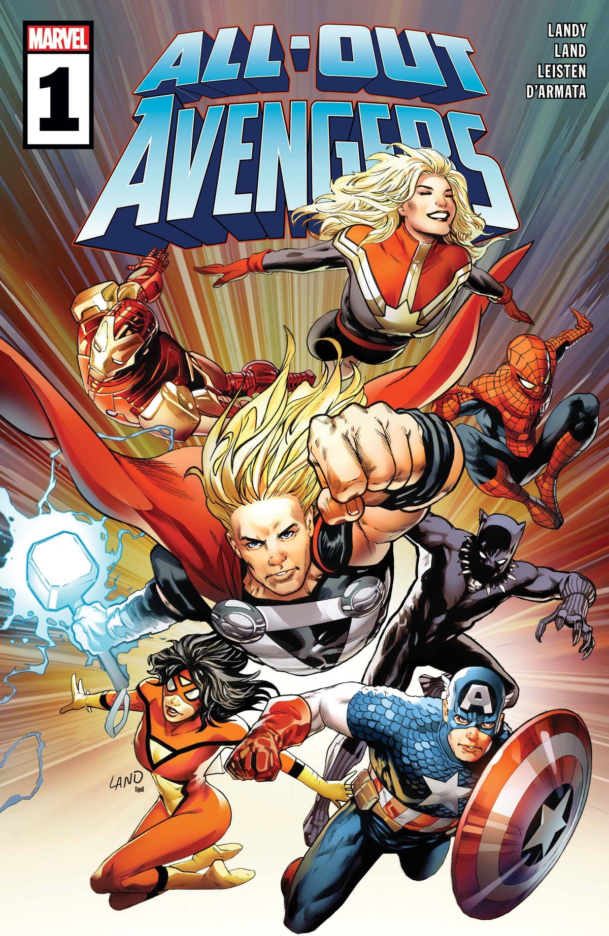 All-Out Avengers #1 CVR A Marvel 2022 FN