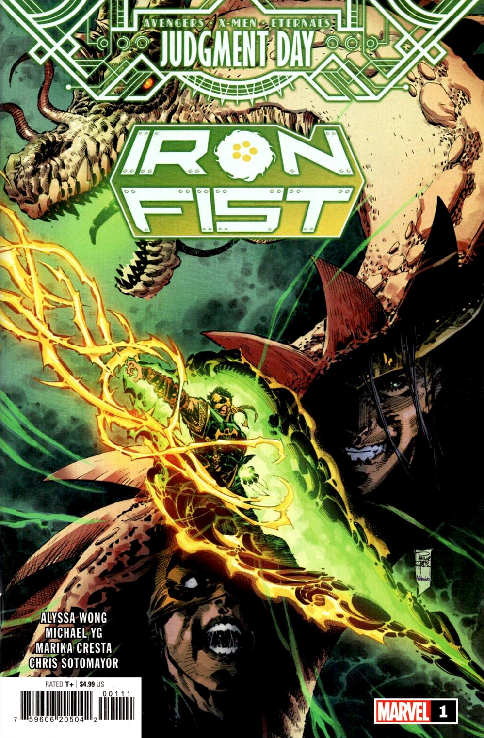 A.X.E.: Iron Fist #1 CVR A Marvel 2022 FN
