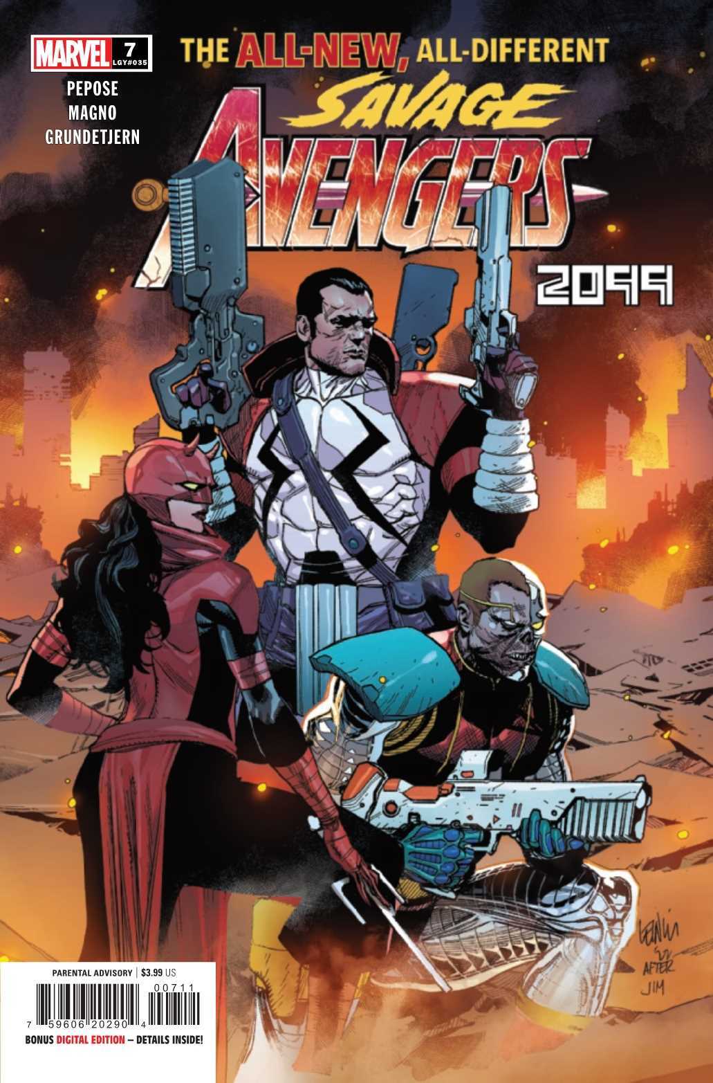 Savage Avengers #7 CVR A Marvel 2022 VF