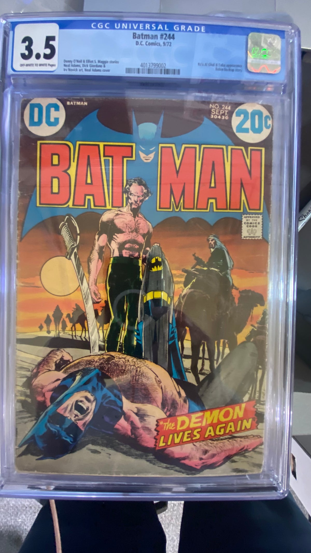 BATMAN #244 CGC 3.5