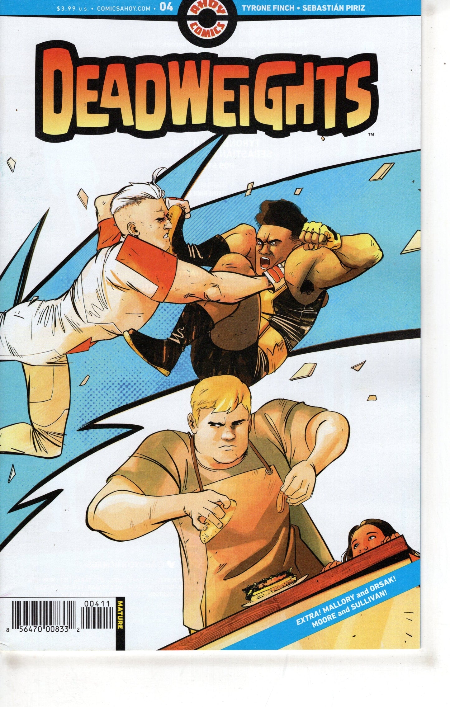 AHOY COMICS COMIC BOOK DEADWEIGHTS #4 (OF 6) CVR A PIRIZ