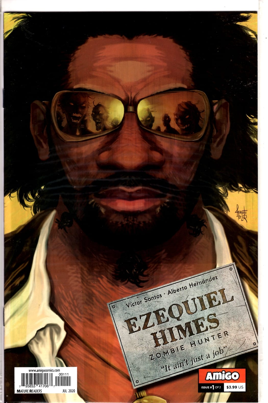 AMIGO COMICS COMIC BOOK EZEQUIEL HIMES ZOMBIE HUNTER #1 (OF 2) (VF/NM)