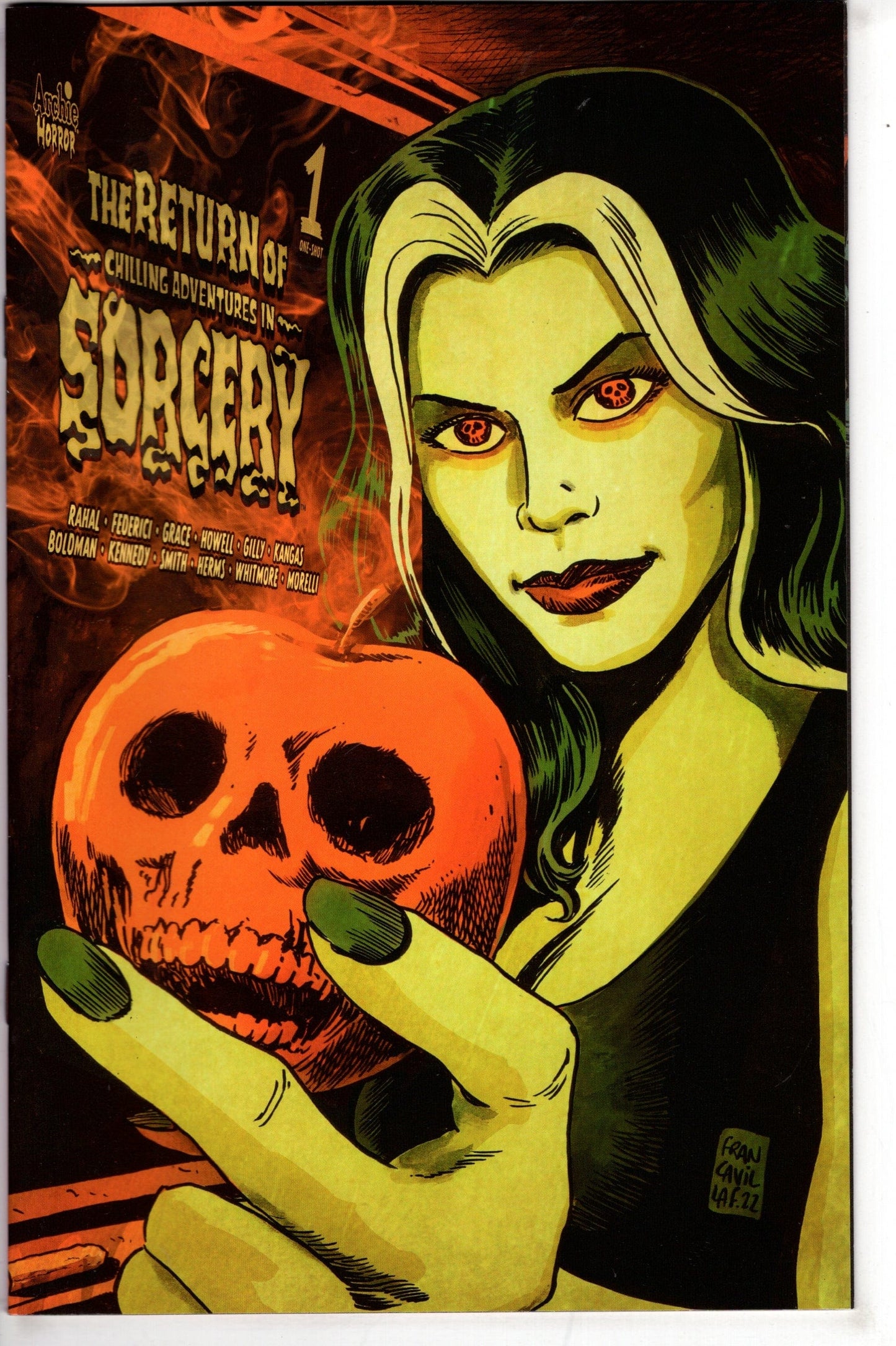 ARCHIE COMIC PUBLICATIONS COMIC BOOK RETURN OF CHILLING ADV IN SORCERY ONE SHOT CVR B FRANCAVILLA