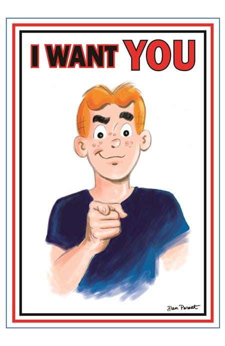 Archie Comics Publications NEW THIS WEEK ARCHIE COMICS CELEBRATES AMERICAS 250TH (ONE SHOT) CVR F DAN PARENT UNCLE SAM POSTER FOIL FULL ART VAR (VF/NM)
