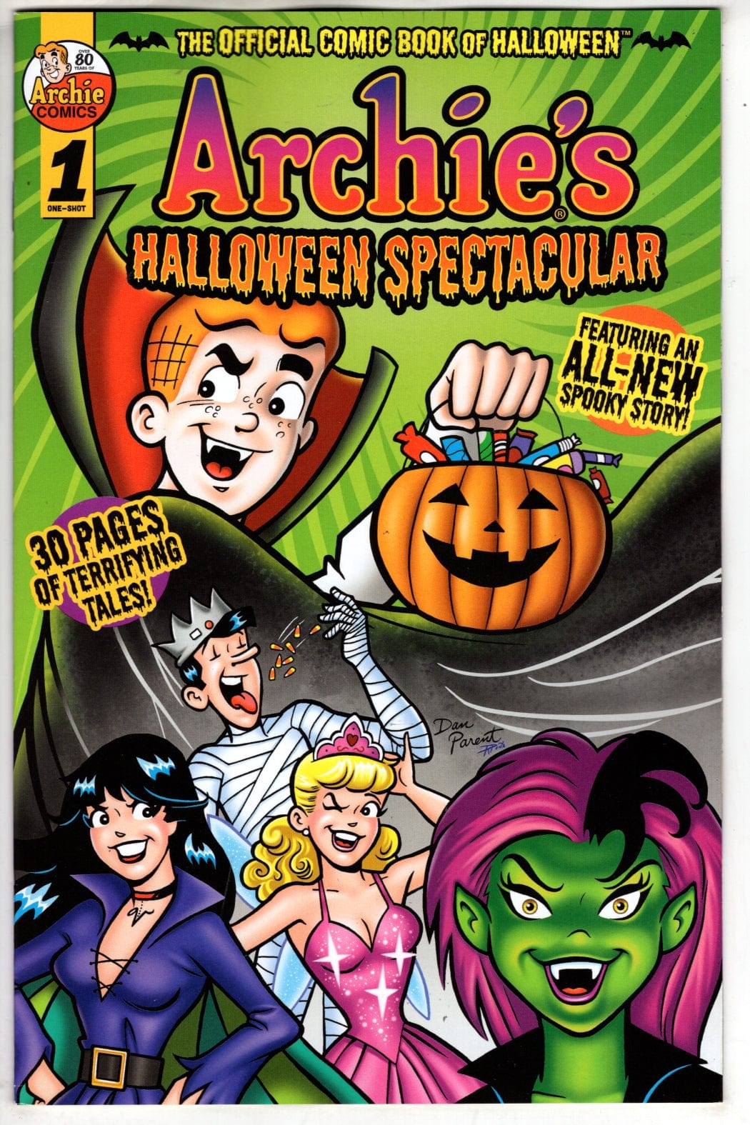 Archie Comics Publications NEW THIS WEEK ARCHIES HALLOWEEN SPECTACULAR #1 (ONE SHOT) CVR A DAN PARENT ROSARIO TITO PENA