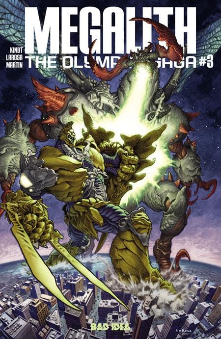 BAD IDEA NEW THIS WEEK OLYMPUS SAGA MEGALITH #3 (OF 4) CVR A LEWIS LAROSA (VF/NM)