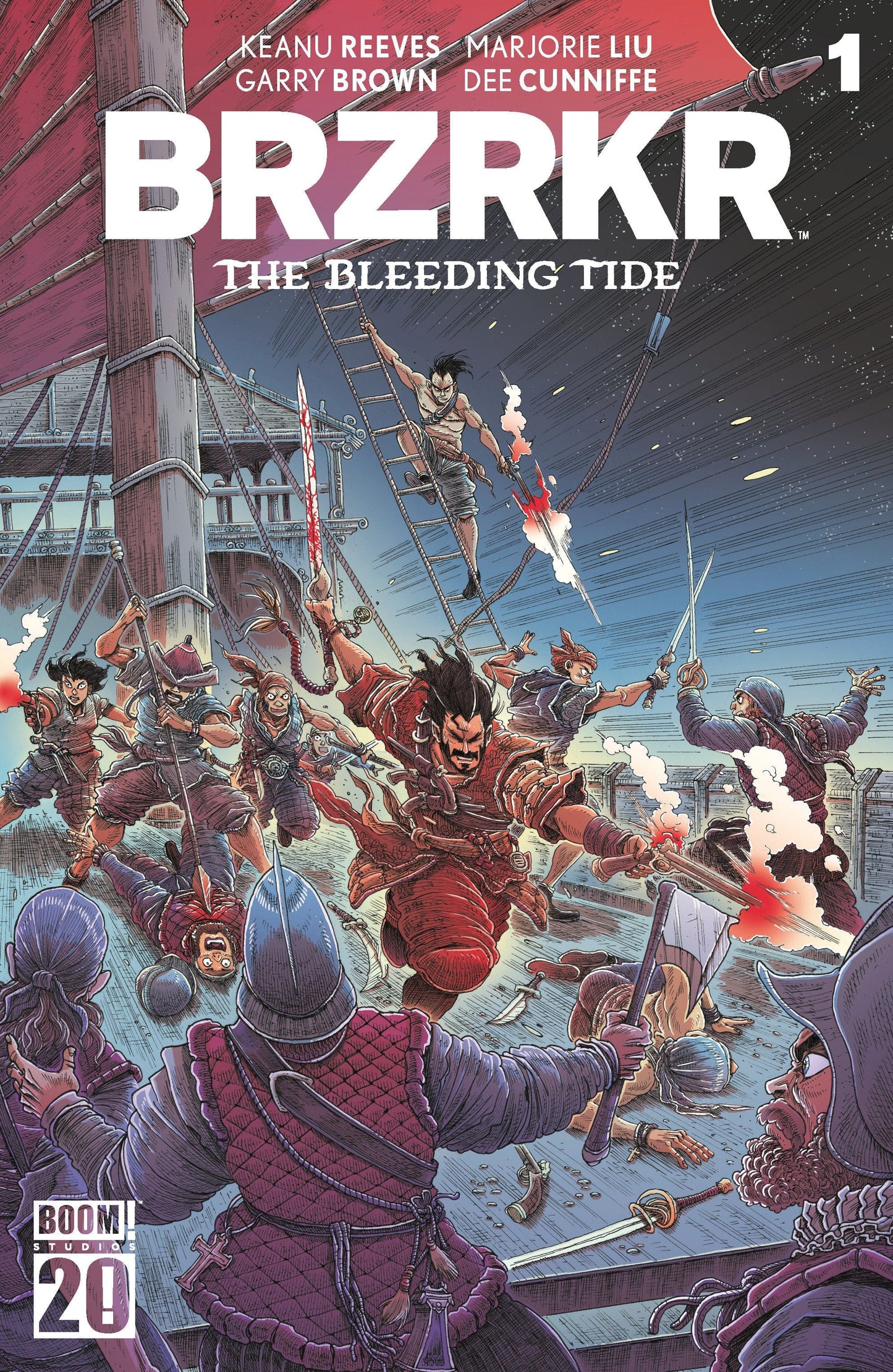 Boom Entertainment NEW THIS WEEK BRZRKR: The Bleeding Tide #1 K FOC Reveal Variant (Dressed Stokoe)