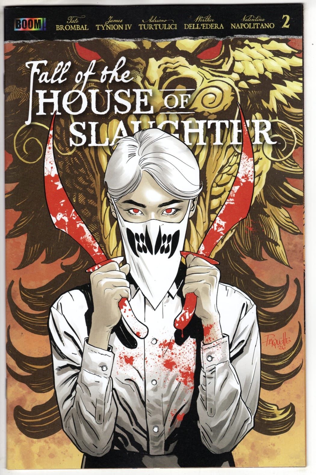 Boom Entertainment NEW THIS WEEK Fall of the House of Slaughter #2 G FOC Reveal Variant (Dressed, TBA) (VF/NM)