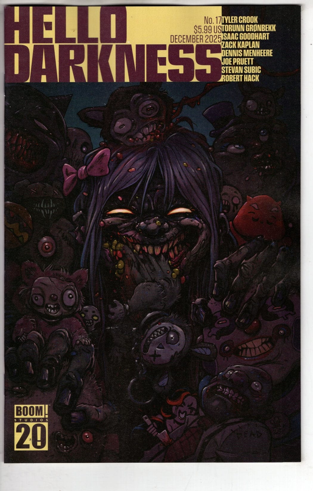 Boom Entertainment NEW THIS WEEK Hello Darkness #17 D BOOM 20th Anniversary Variant (Dressed Dialynas)