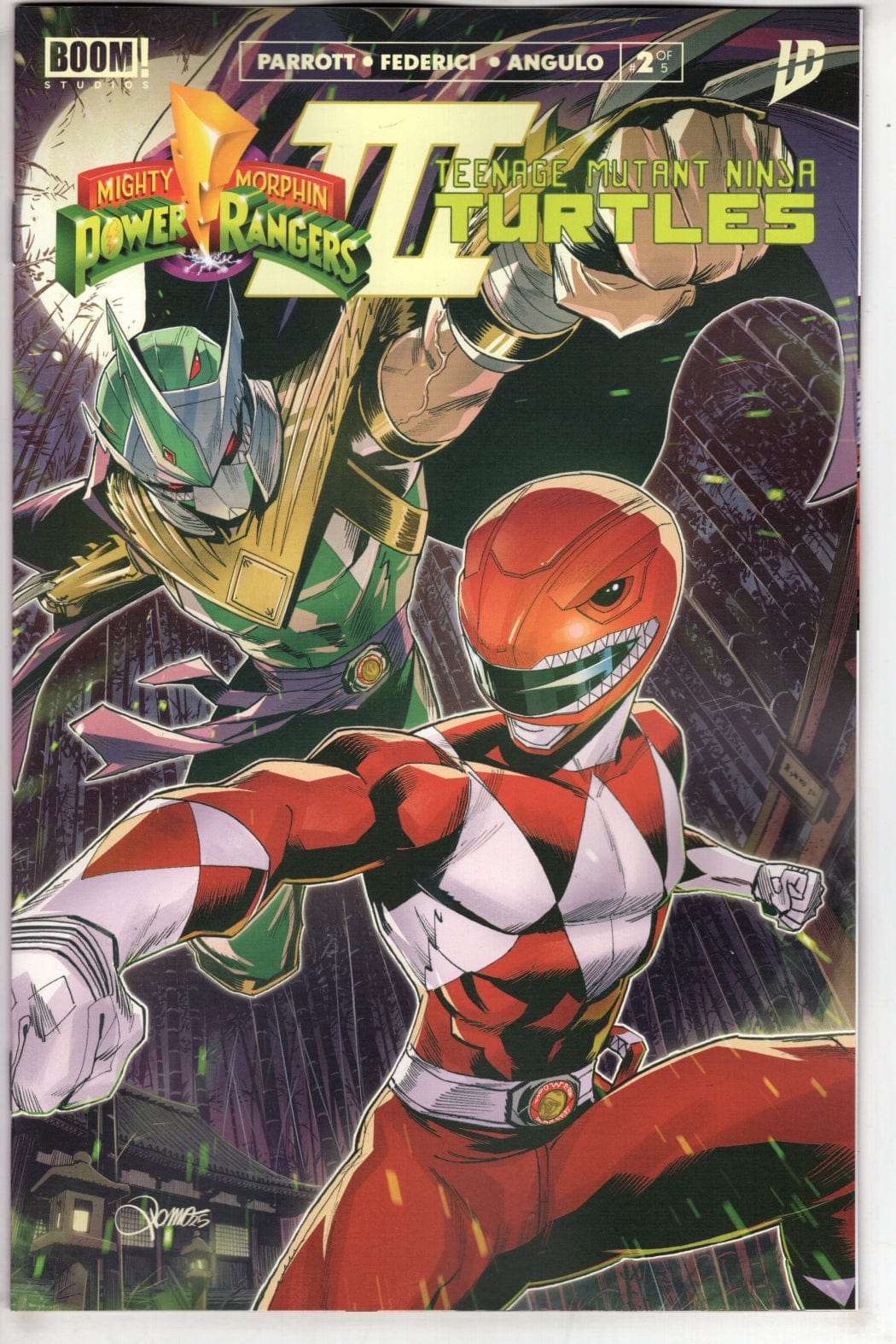 Boom Entertainment NEW THIS WEEK Mighty Morphin Power Rangers/Teenage Mutant Ninja Turtles III #2 A Main (Dressed Zonno)