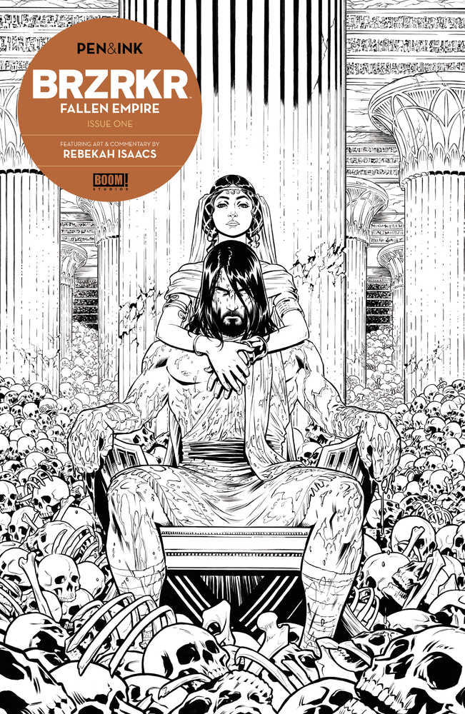 BOOM! STUDIOS COMIC BOOK BRZRKR Fallen Empire Pen & Ink #1 Cover A Isaacs (Mature)