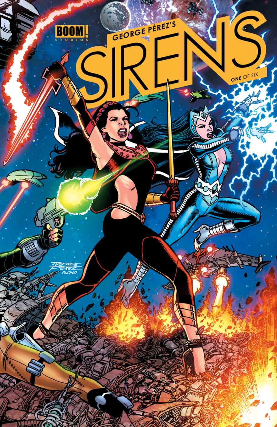 Boom! Studios COMIC BOOK George Perez's Sirens #1 (VF/NM)
