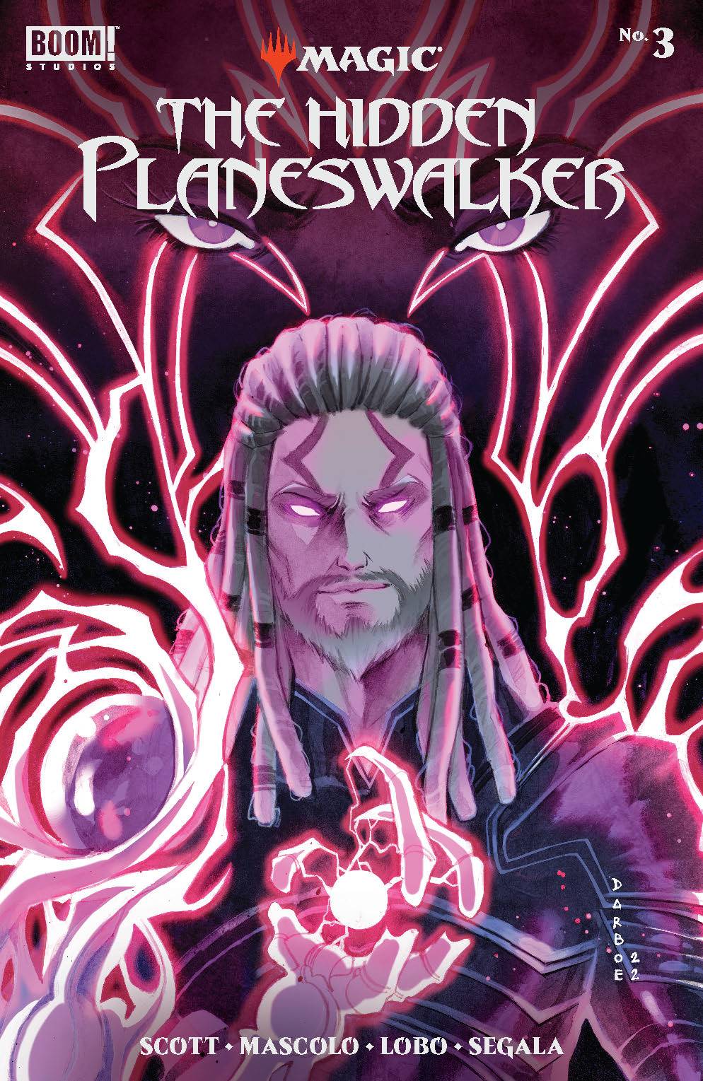 BOOM! STUDIOS COMIC BOOK MAGIC HIDDEN PLANESWALKER #3 (OF 4) CVR A DARBOE (VF/NM)