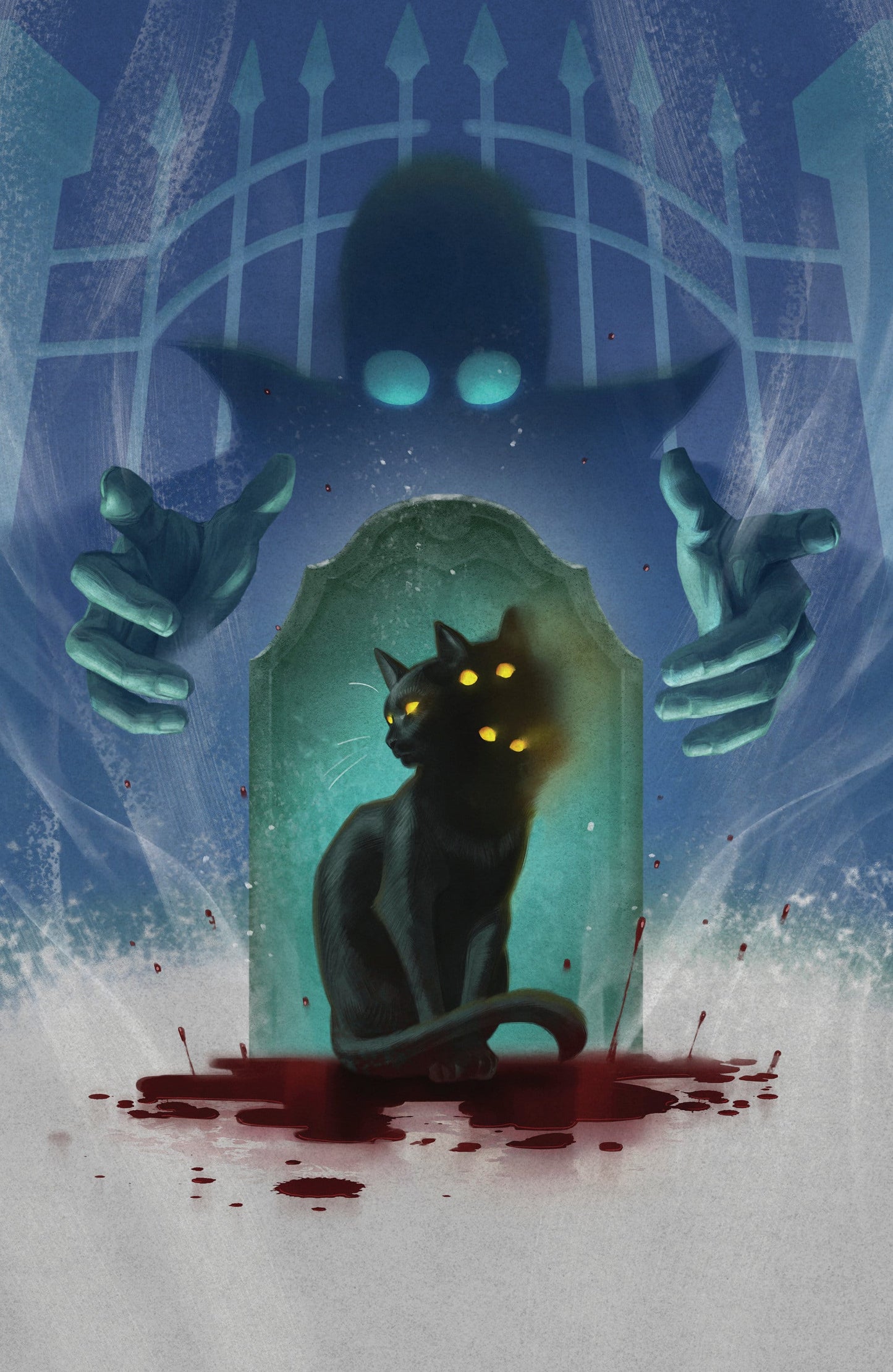 BOOM! Studios NEW THIS WEEK Stuff of Nightmares: The Cat in the Coffin #1 E Glow in the Dark Variant (Full Art, Glow in the Dark, Murakami) (VF/NM)